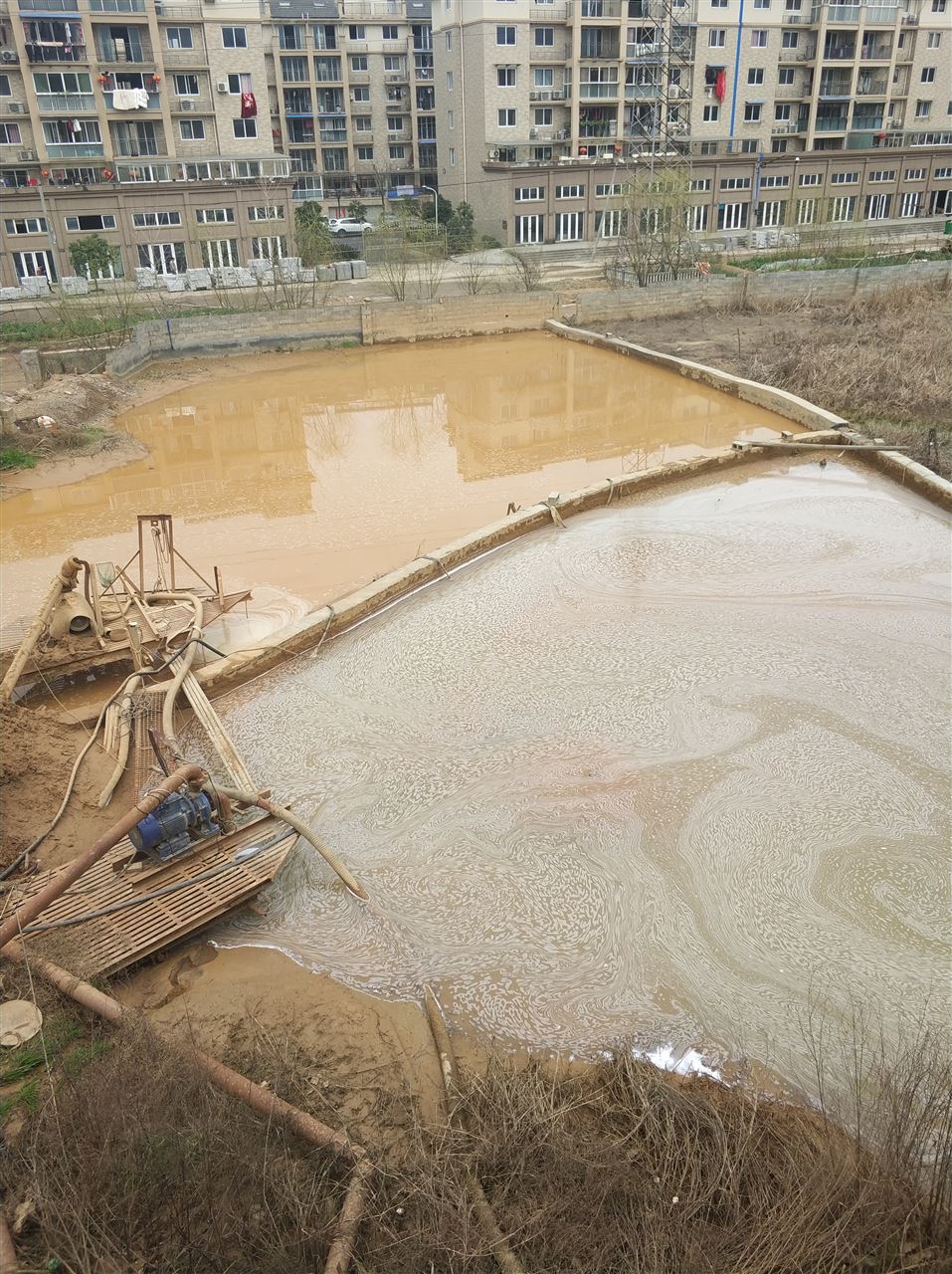 丰满沉淀池淤泥清理-厂区废水池淤泥清淤