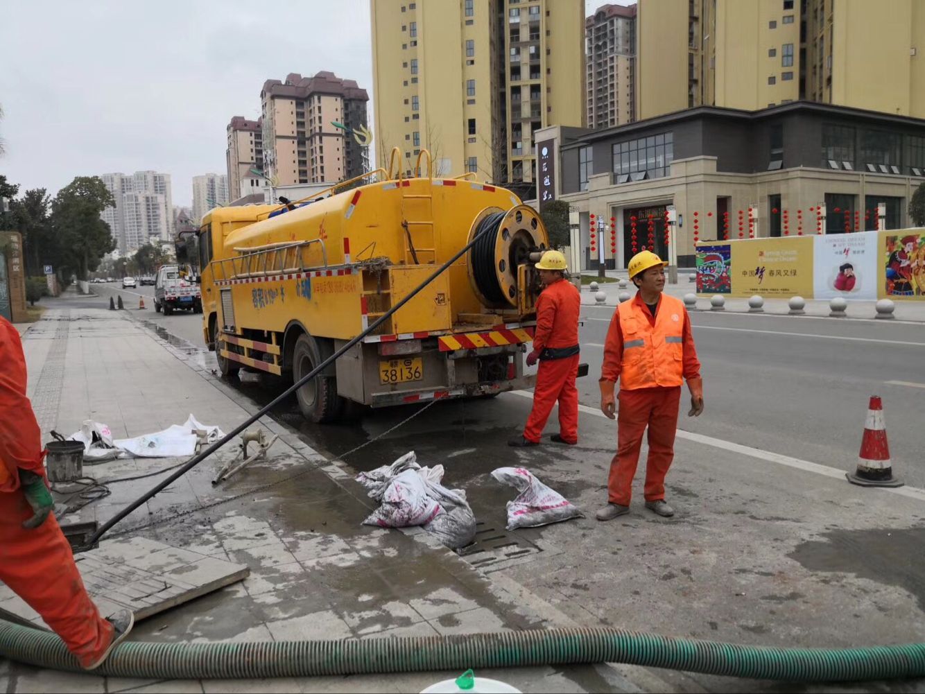 丰满排污管道清淤-管道清洗